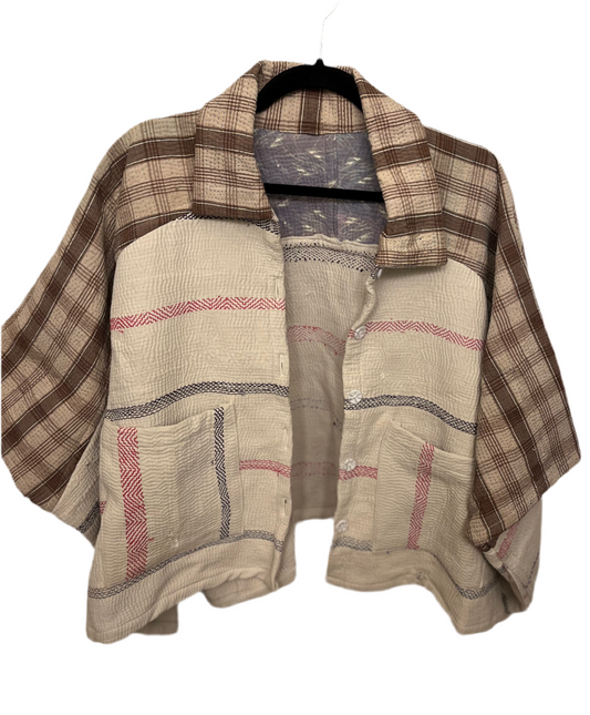Quilt Jacket with buttons