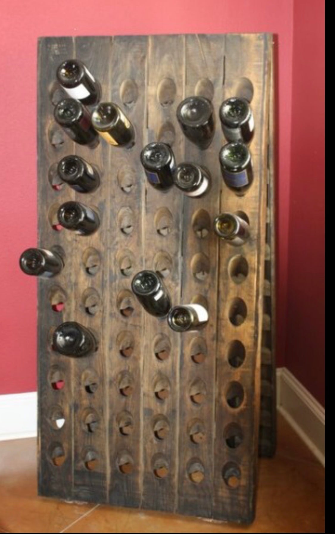French Riddling Wine Rack 120 bottle