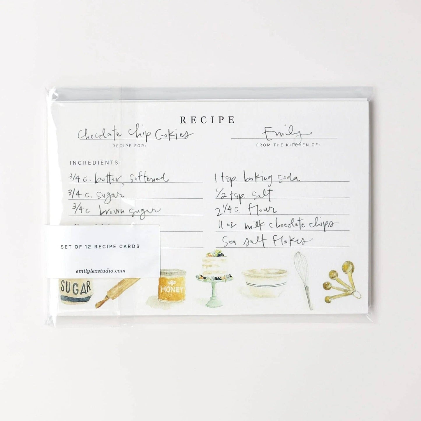 emily lex studio - Baking recipe cards