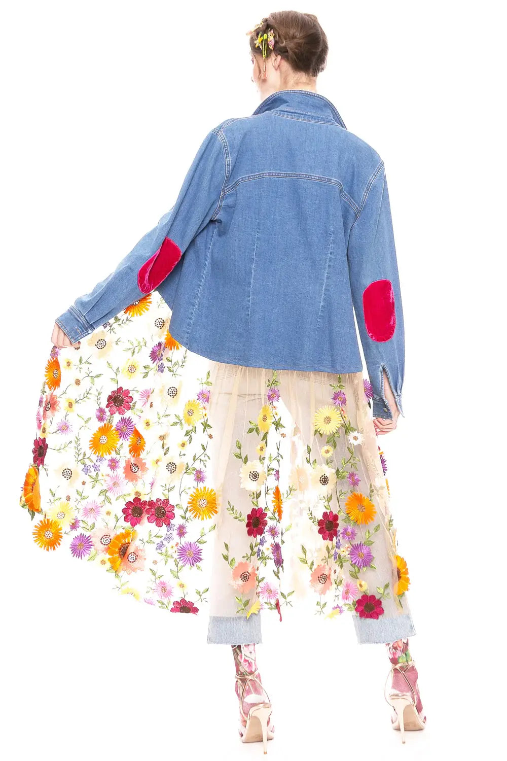 Aratta  Denim Maxi Shirt: Denim