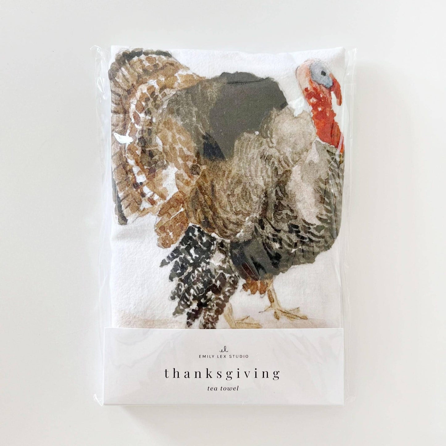 emily lex studio - Thanksgiving cotton flour sack tea towel