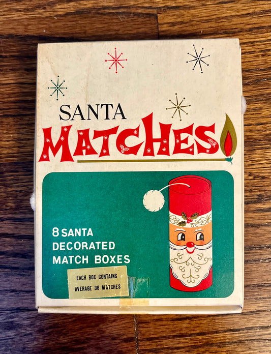 Vintage Capri Santa Matches set of 8