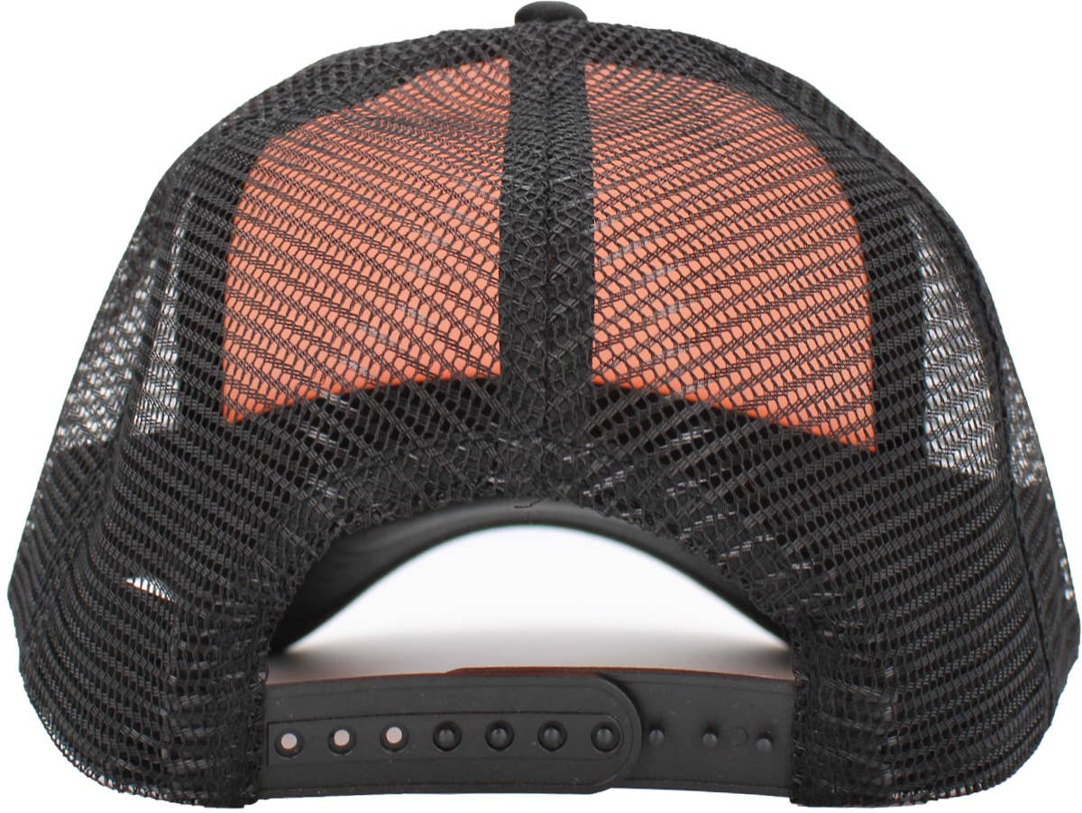 KBETHOS - Classic Foam Front Trucker Hat: Black