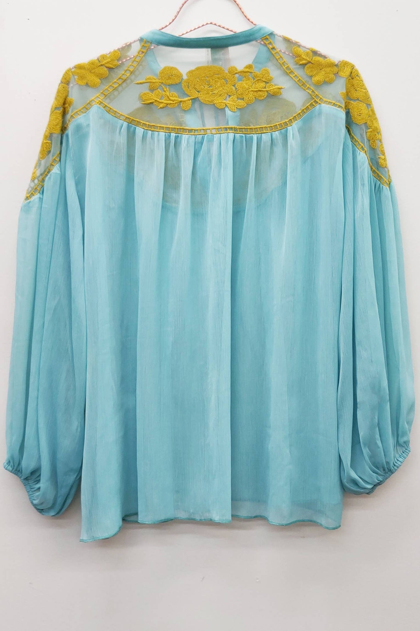 Aratta - Camellia Top / Blouse: Foggy Teal / S