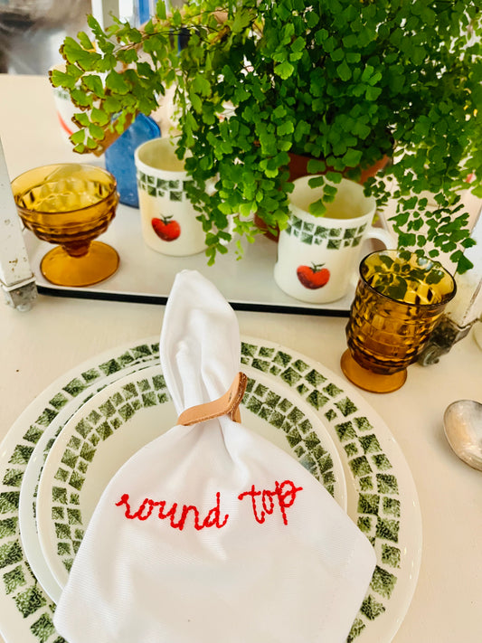 Round Top Napkins