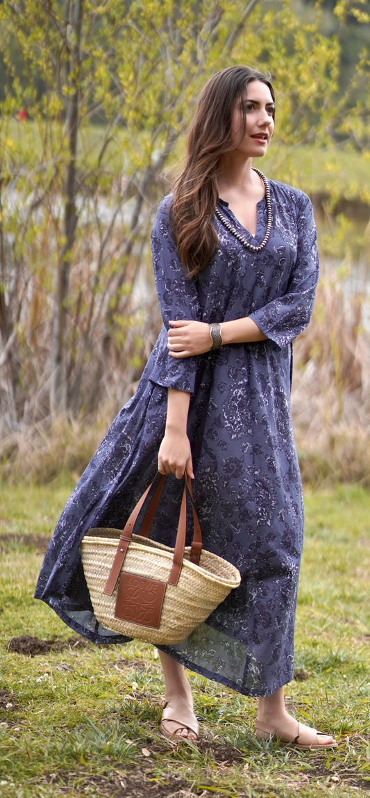 Calypso dress in Navy by Dolma