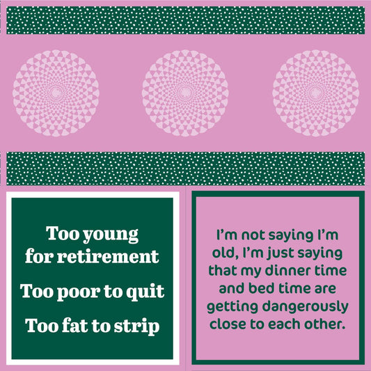 Drinks on Me - NAPKIN I'm Old | Funny Party Gift | Cocktail Napkin