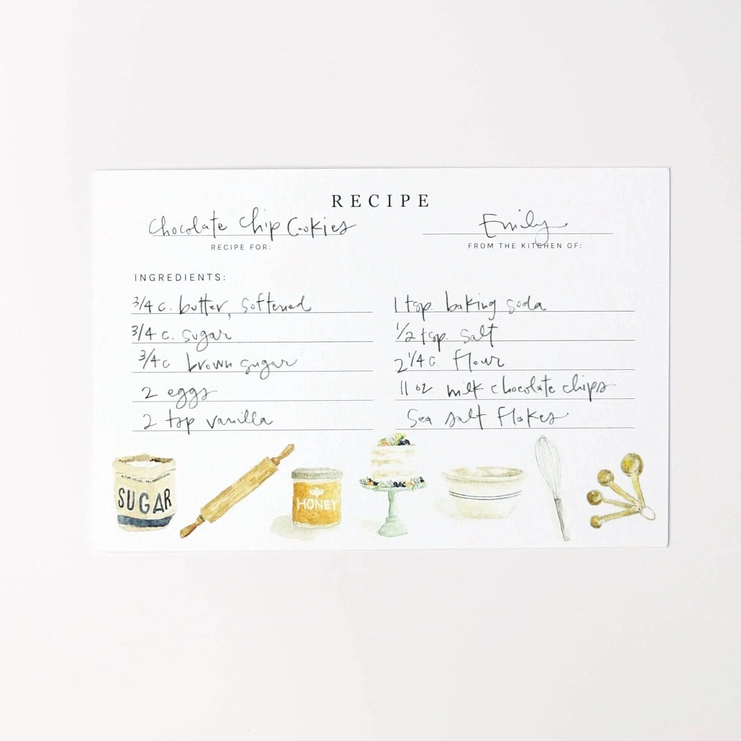 emily lex studio - Baking recipe cards
