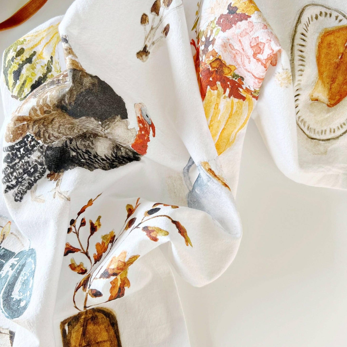 emily lex studio - Thanksgiving cotton flour sack tea towel