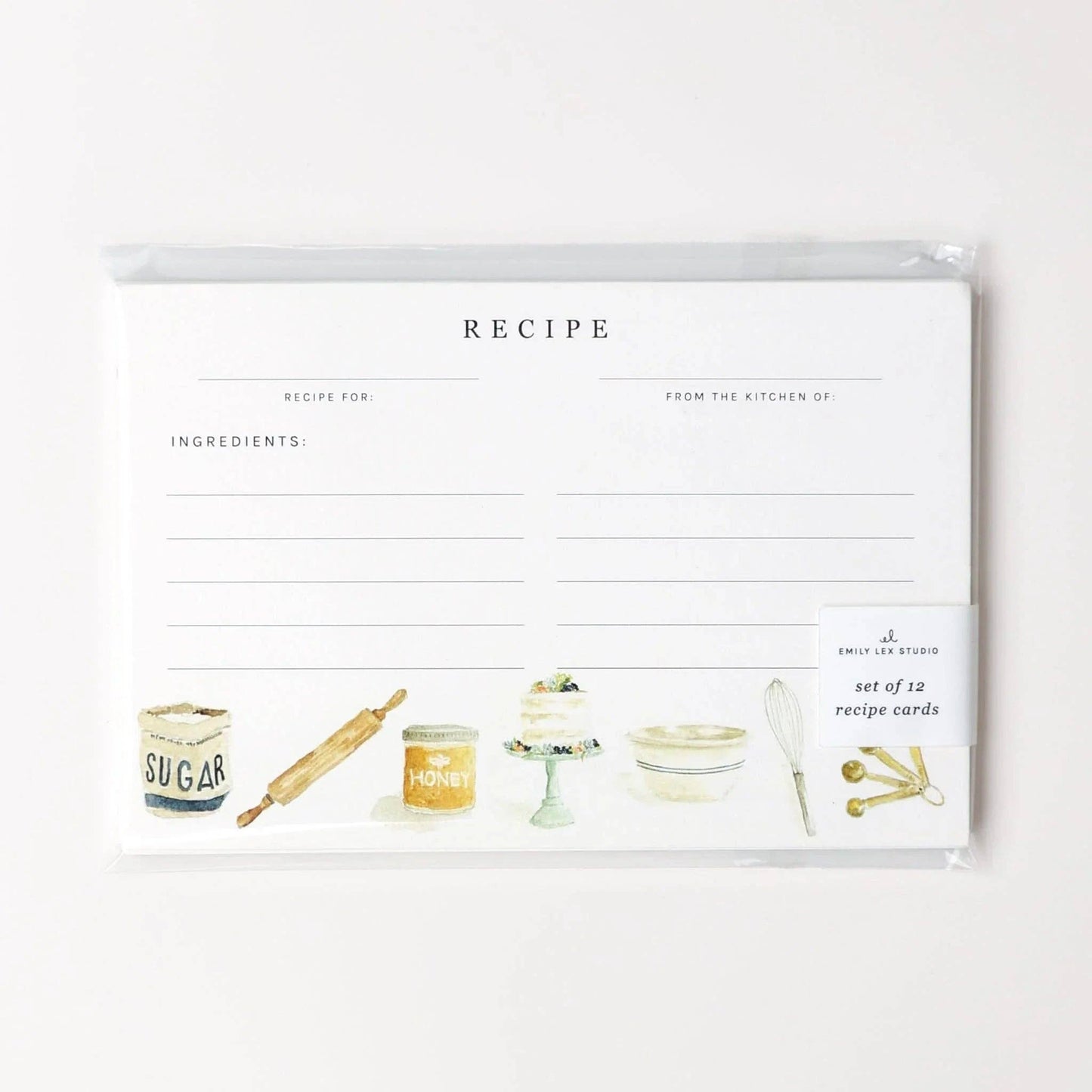 emily lex studio - Baking recipe cards