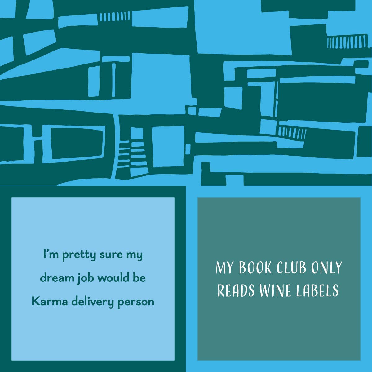 Drinks on Me - Napkin: Karma Delivery/Book Club