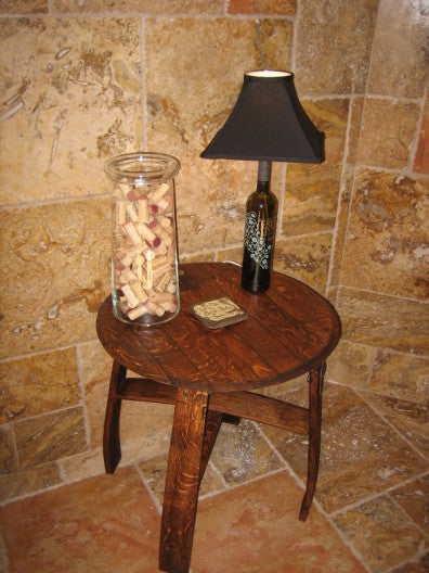 Retired Wine Barrel Occasional Table